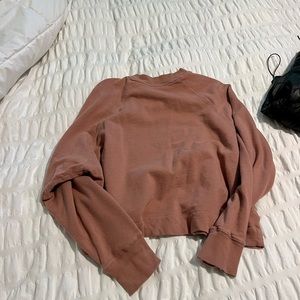 Vuori Blush Pink Long Sleeve Sweatshirt Size Small